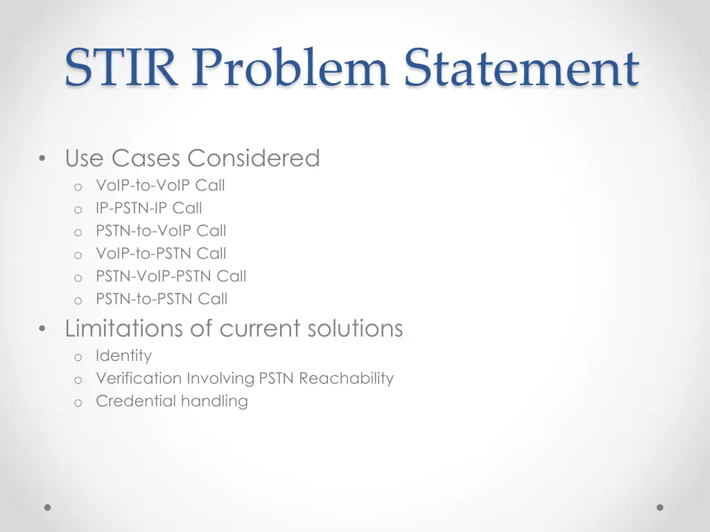 stir problem statement 1