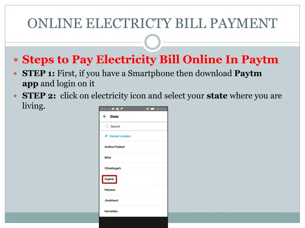 online electricty bill payment