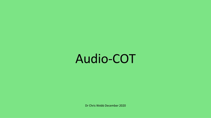 audio cot