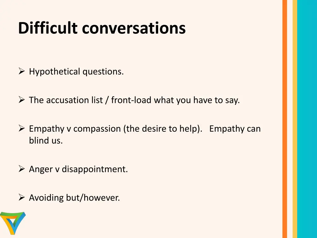 difficult conversations