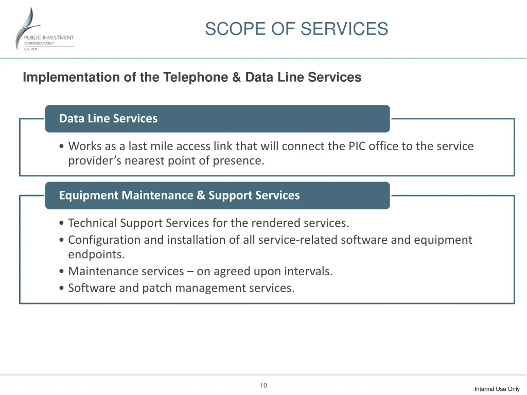 scope of services 1