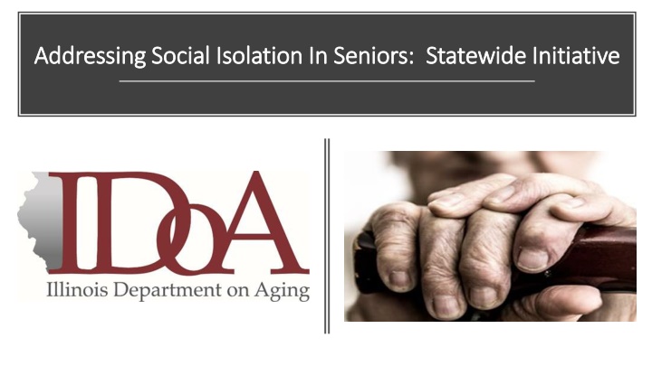 addressing social isolation in seniors statewide