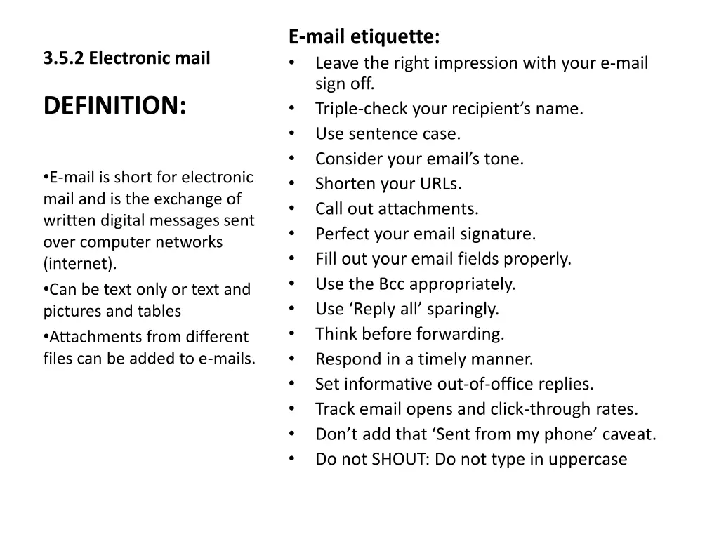 e mail etiquette leave the right impression with