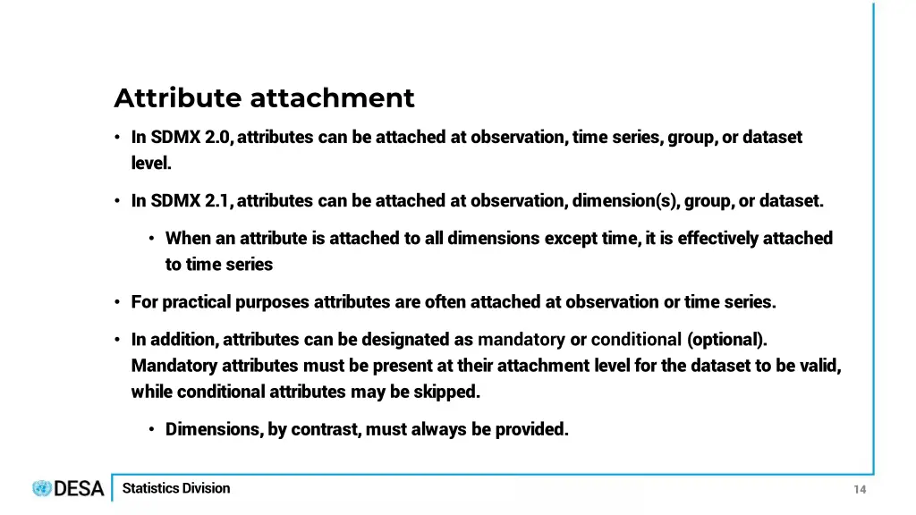 attribute attachment