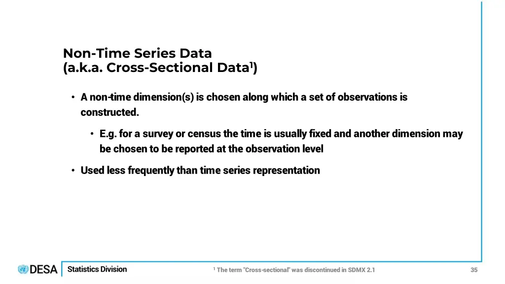 non time series data a k a cross sectional data 1