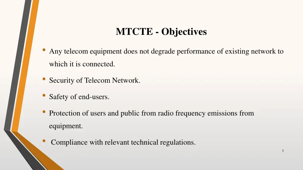 mtcte objectives