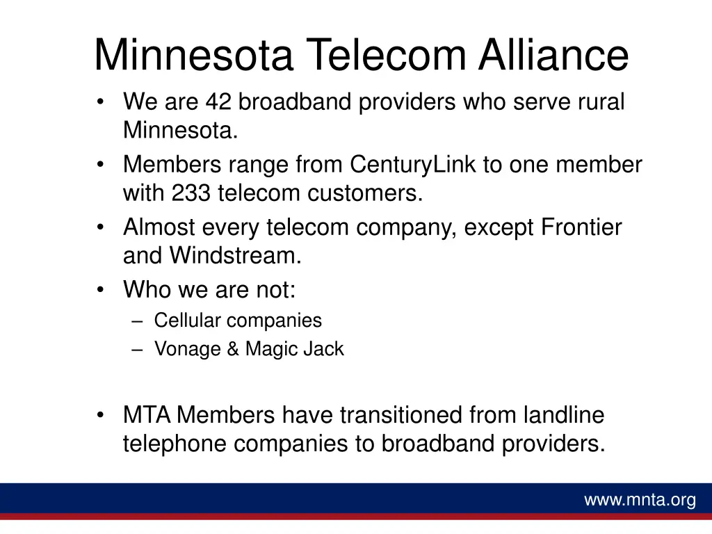 minnesota telecom alliance we are 42 broadband