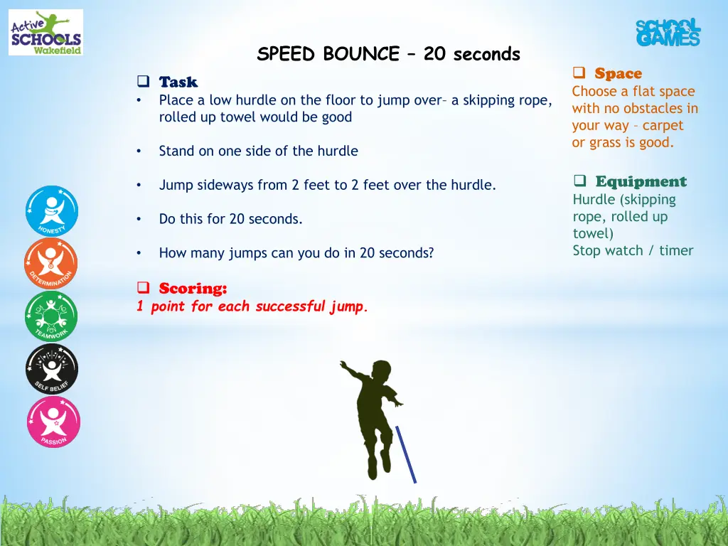 speed bounce 20 seconds