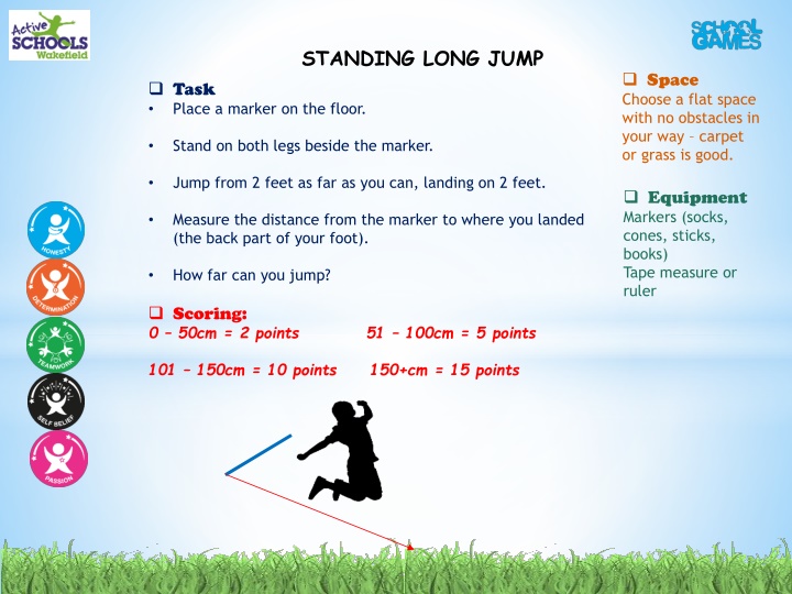 standing long jump