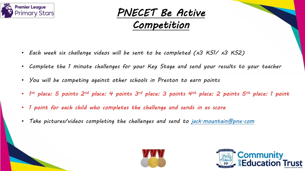 pnecet be active competition