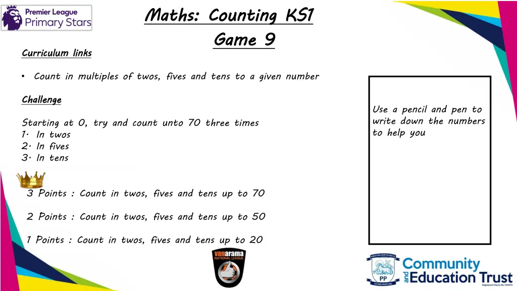 maths counting ks1 game 9