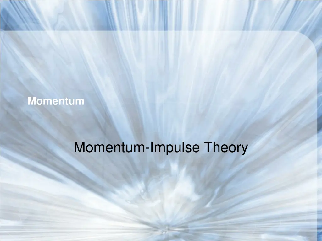 momentum 1