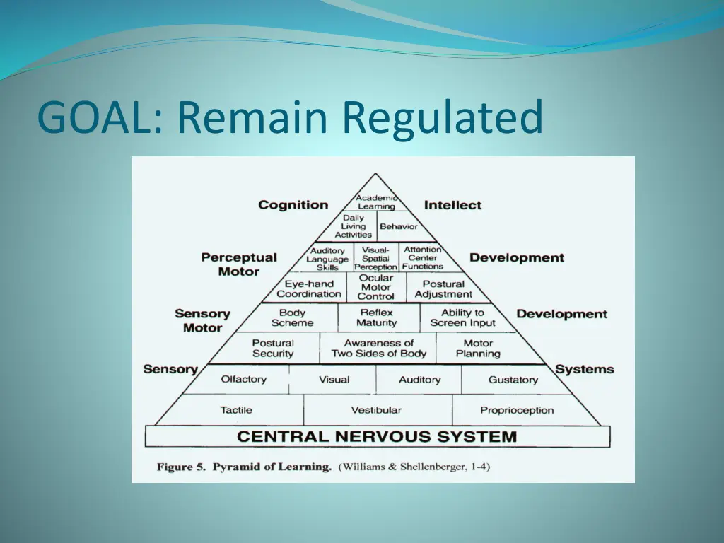 goal remain regulated