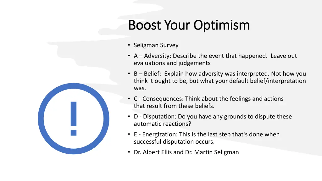 boost your optimism boost your optimism