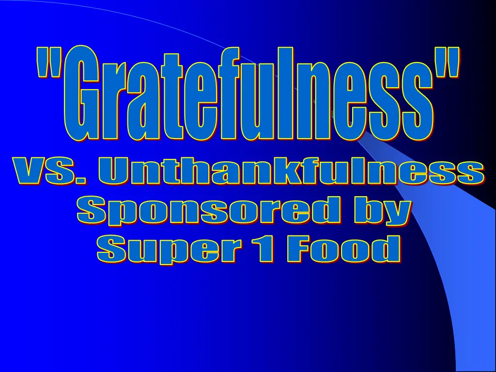 gratefulness