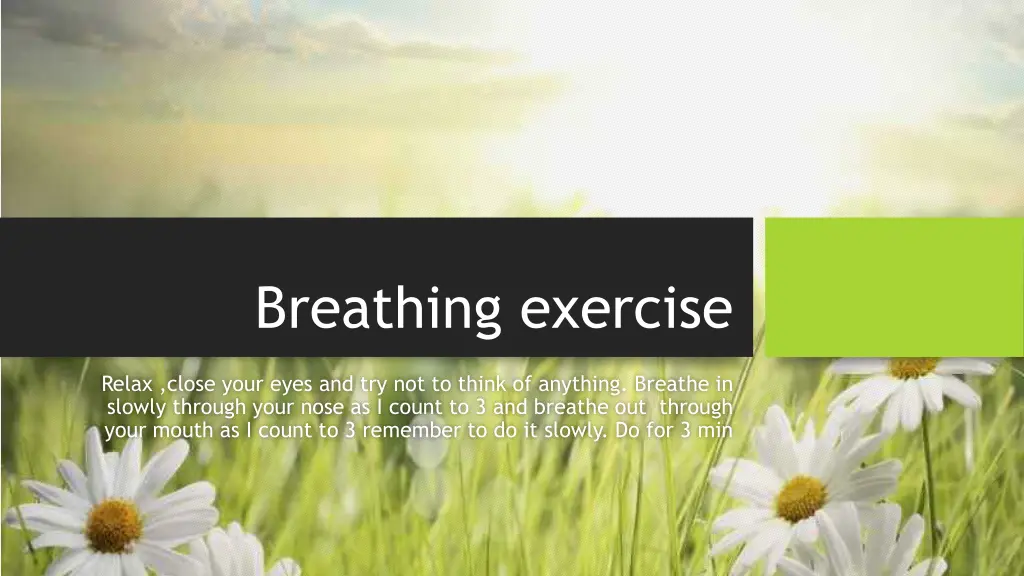 breathing exercise