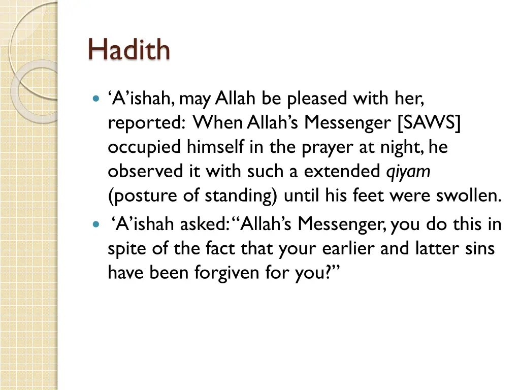 hadith