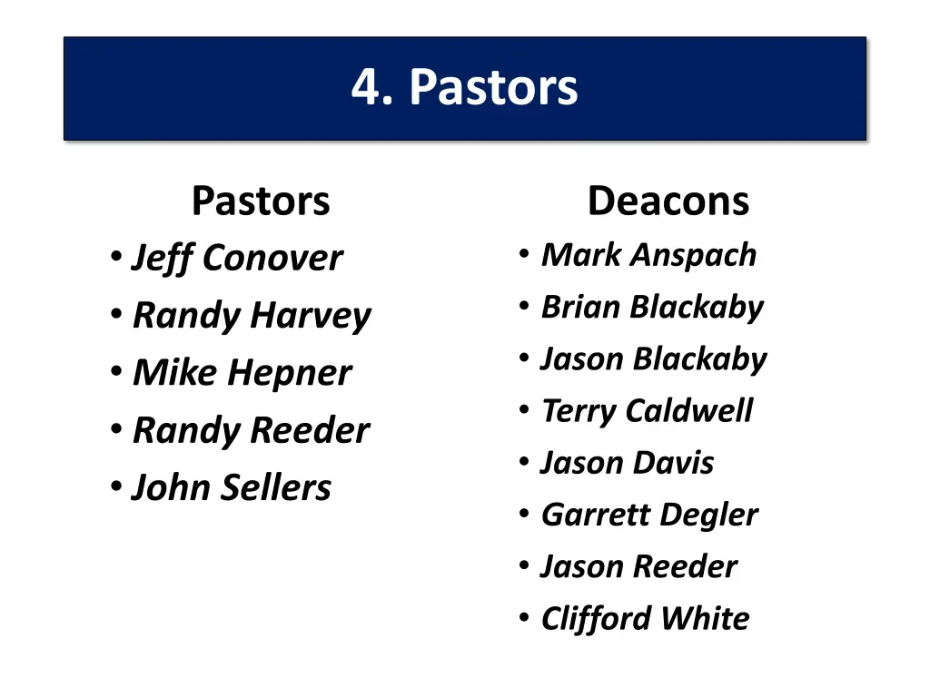 4 pastors 2