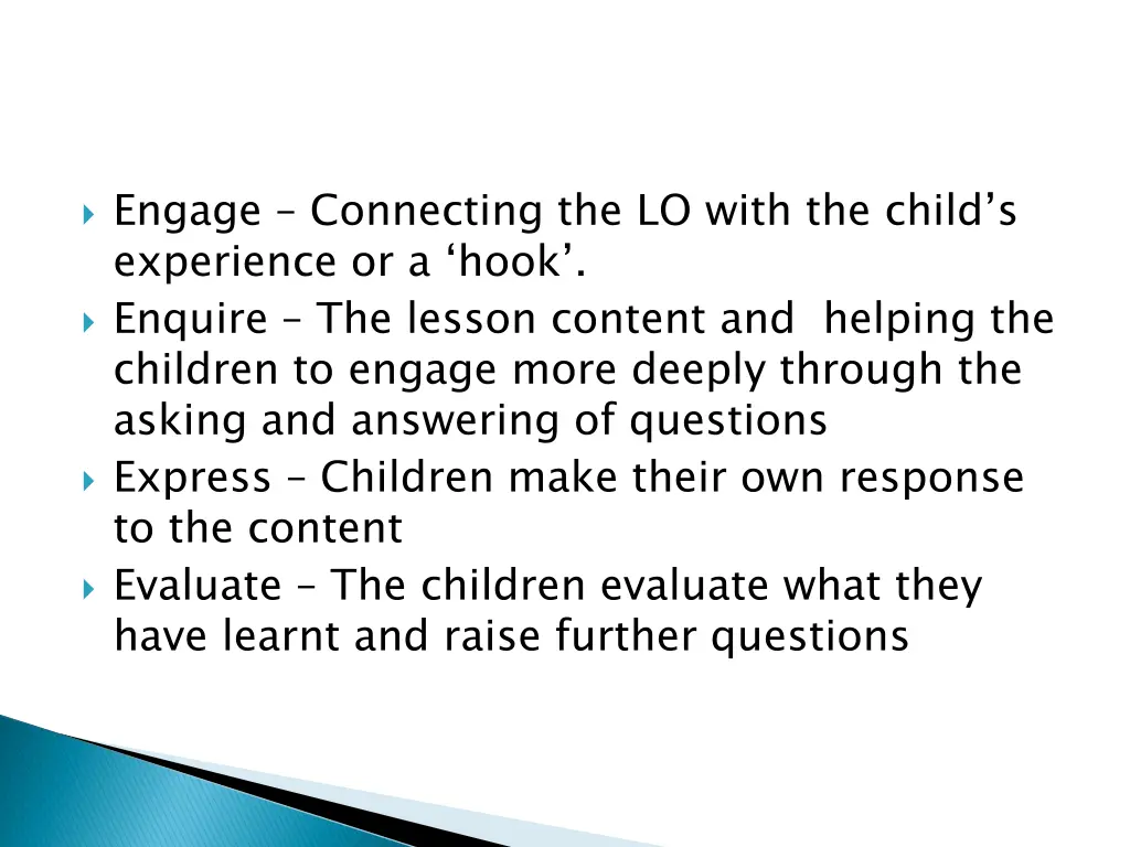 engage connecting the lo with the child