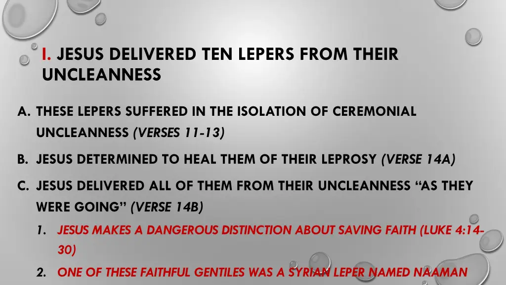 i jesus delivered ten lepers from their 1