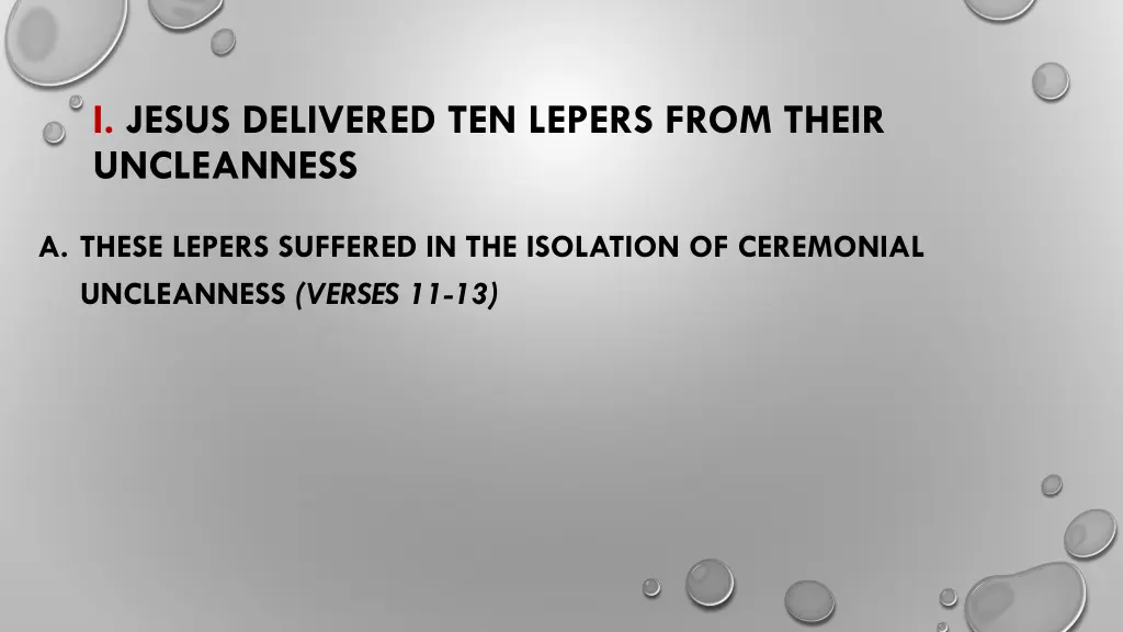 i jesus delivered ten lepers from their