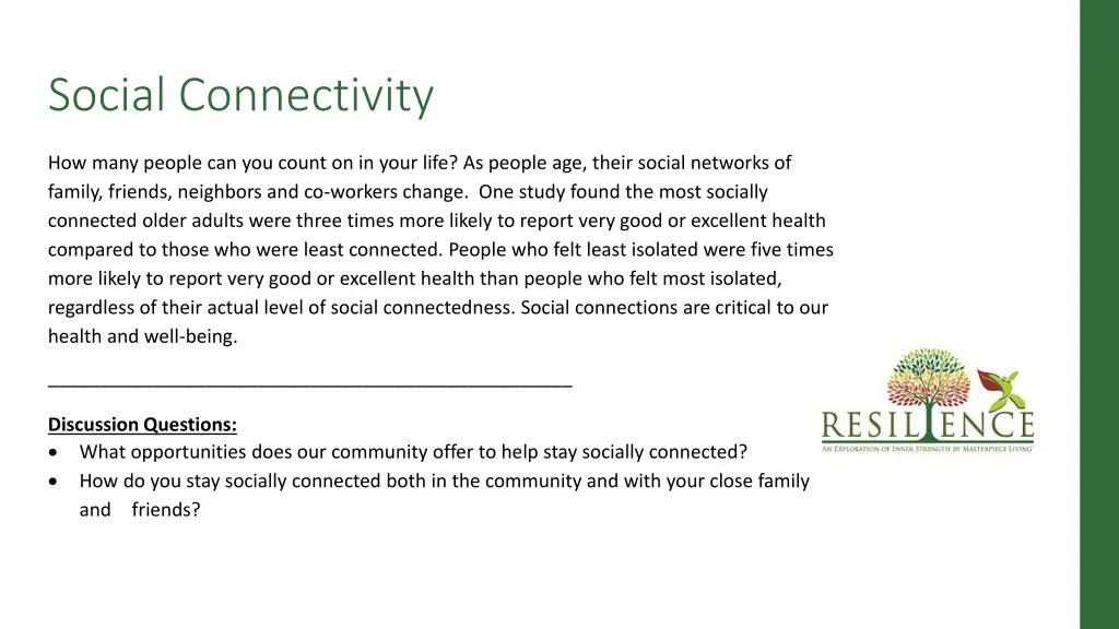 social connectivity