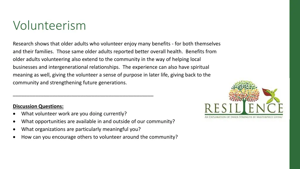 volunteerism