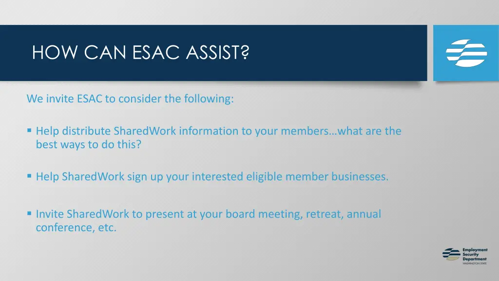 how can esac assist