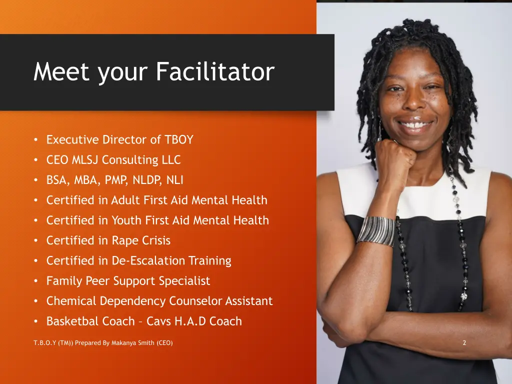 meet your facilitator