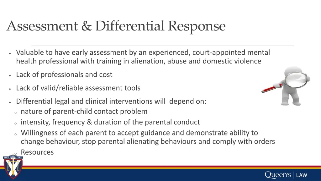 assessment differential response