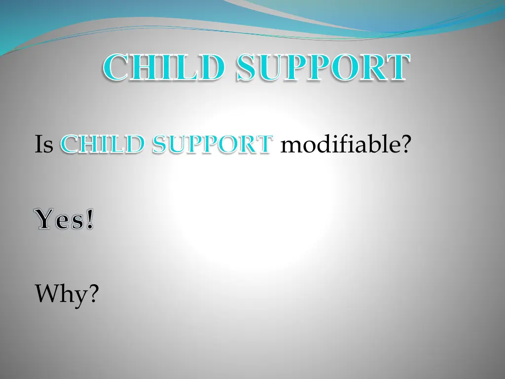 child support