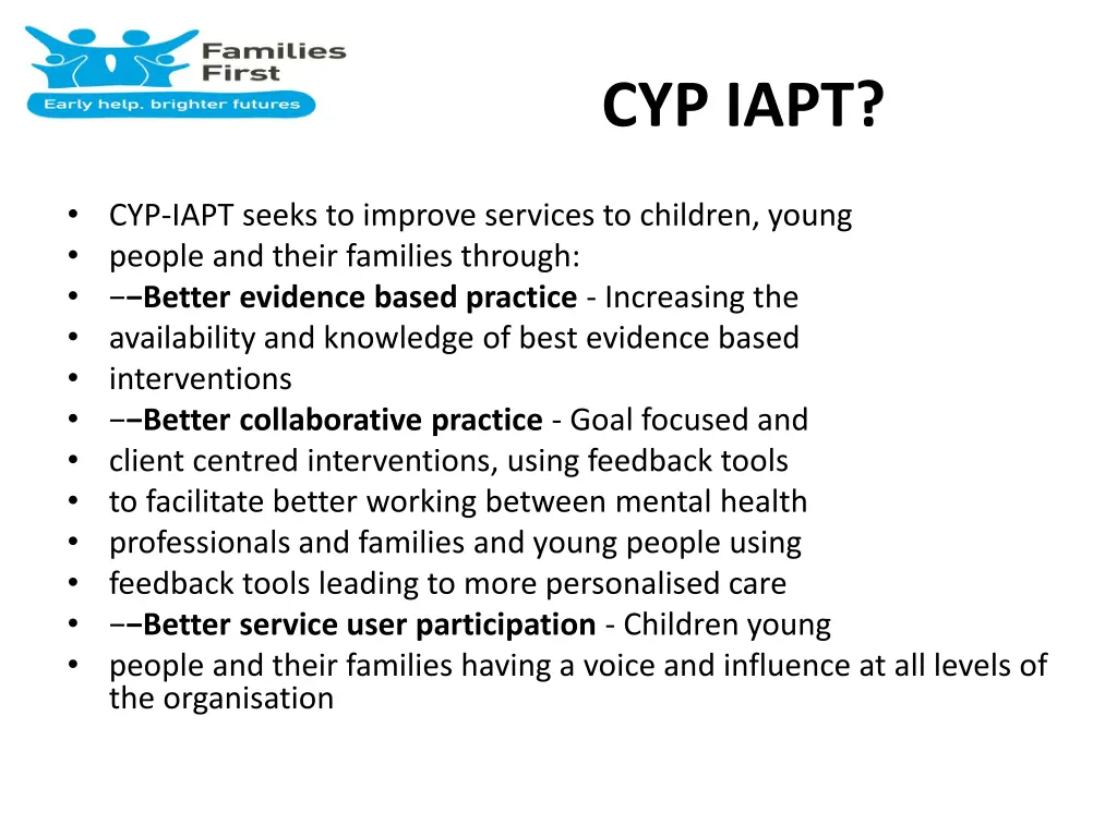 cyp iapt