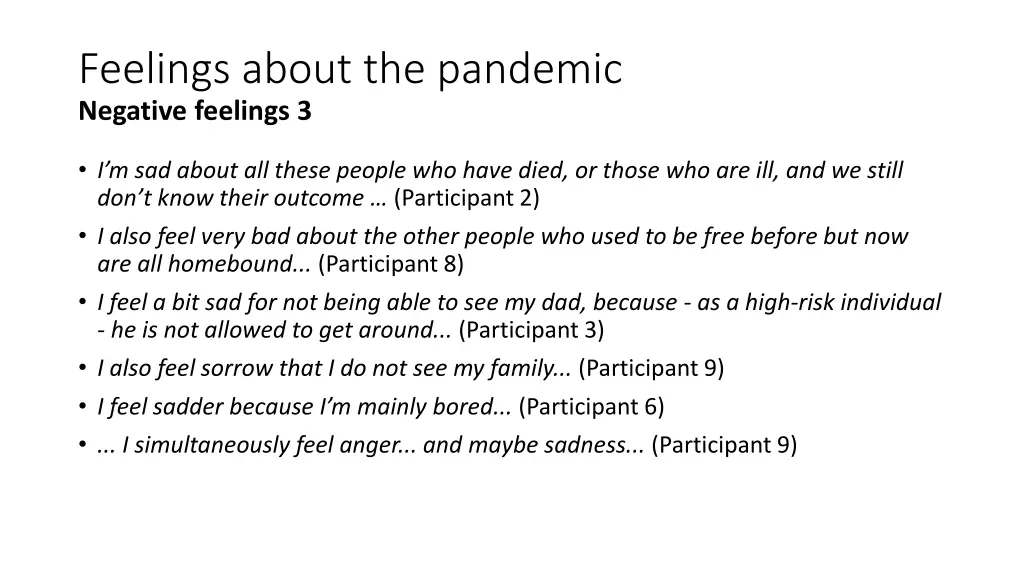 feelings about the pandemic negative feelings 3