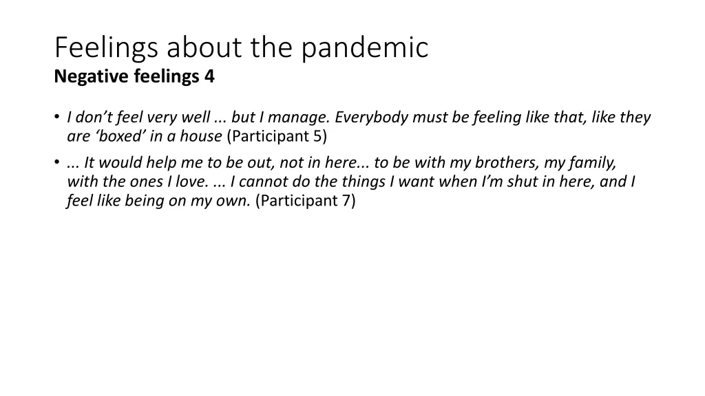 feelings about the pandemic negative feelings 4