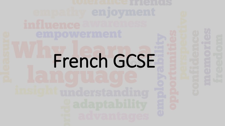 french gcse french gcse