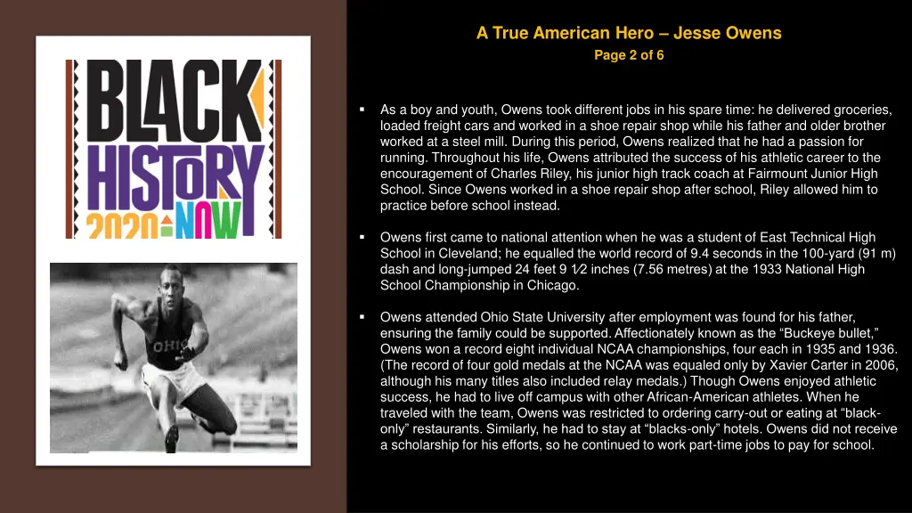 a true american hero jesse owens page 2 of 6