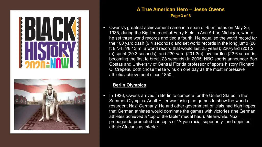 a true american hero jesse owens page 3 of 6