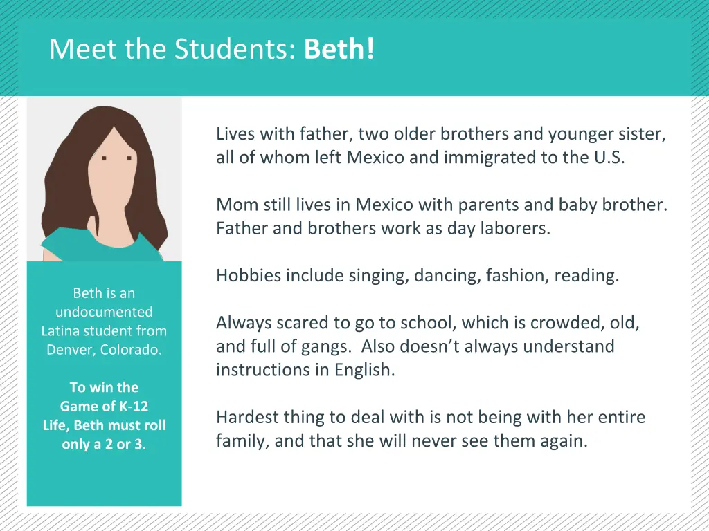 meet the students beth