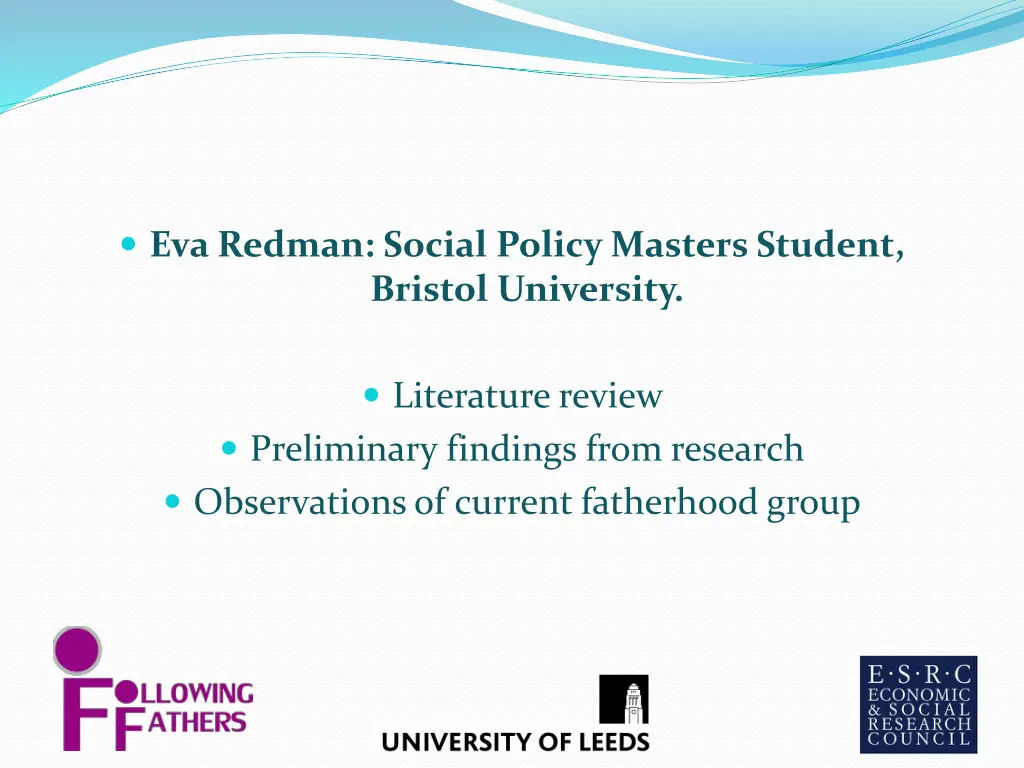 eva redman social policy masters student bristol