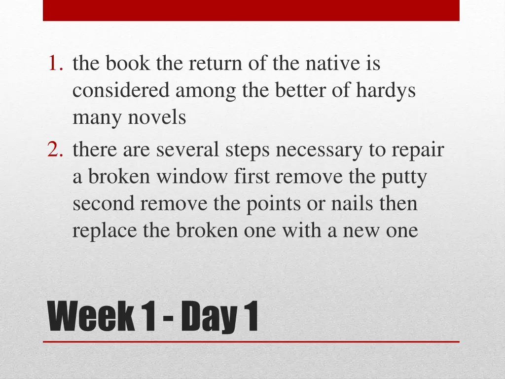 1 the book the return of the native is considered