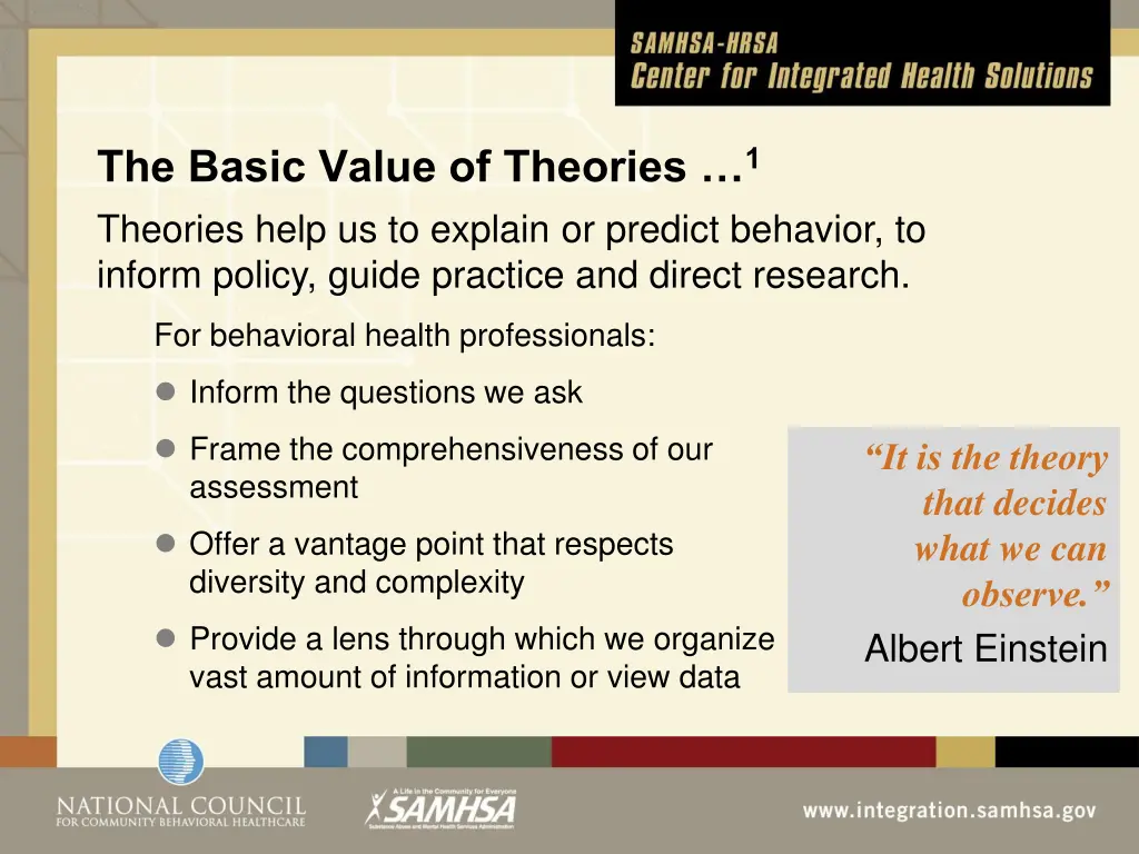 the basic value of theories 1 theories help