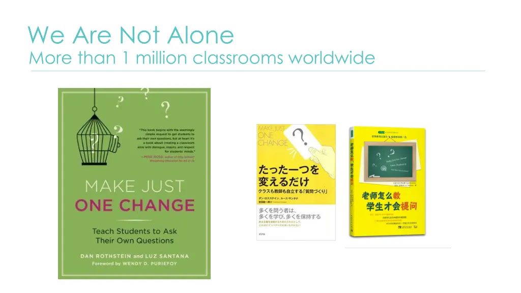 we are not alone more than 1 million classrooms