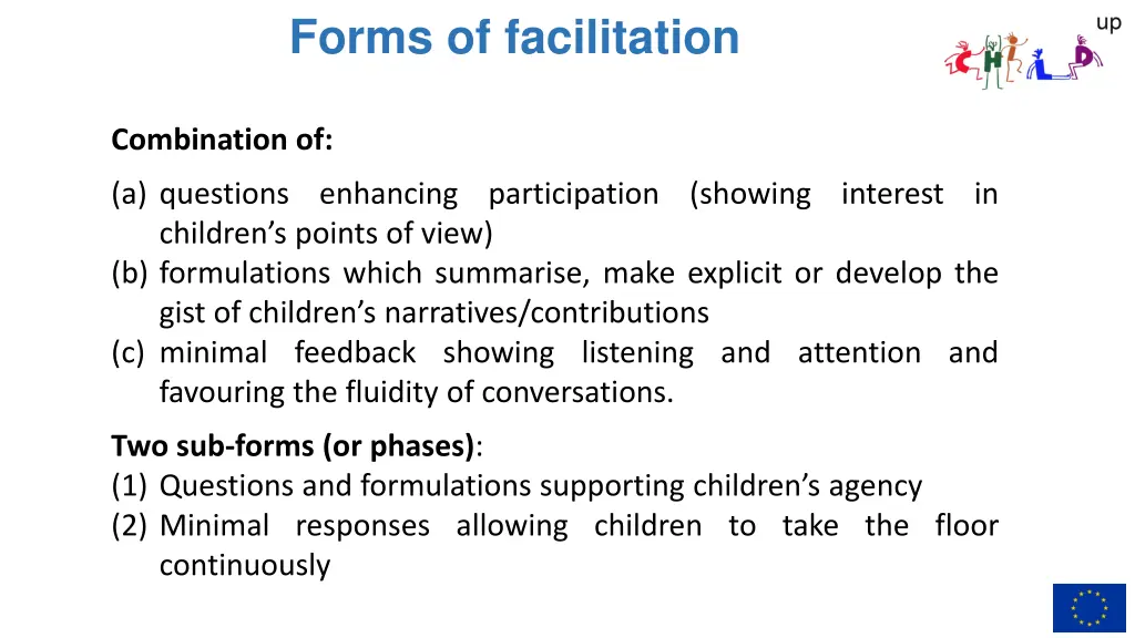 forms of facilitation