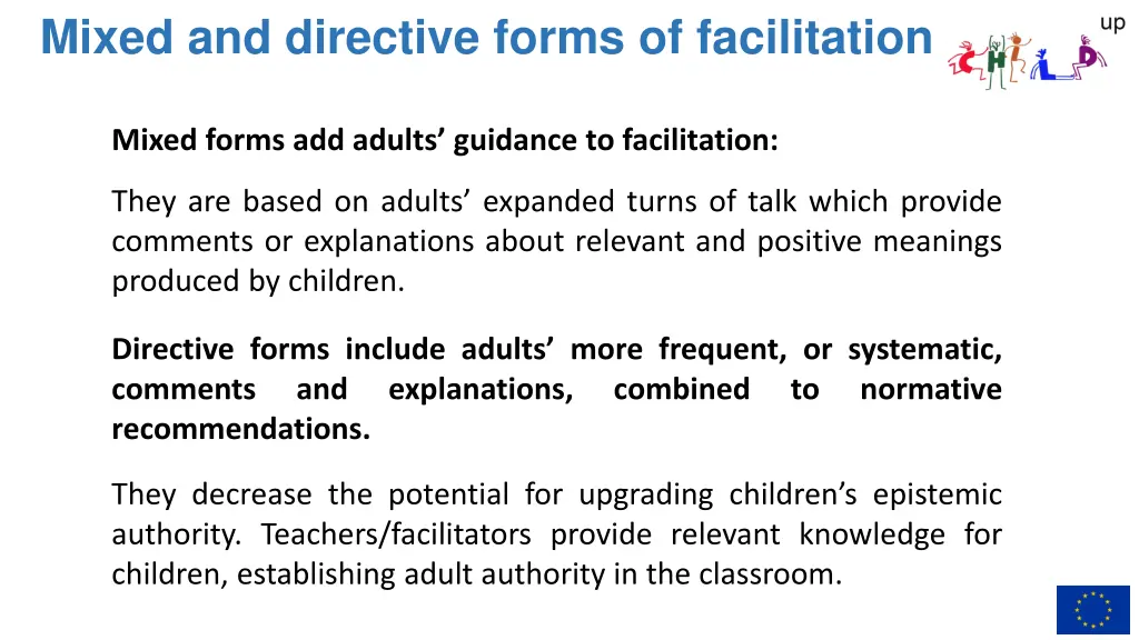 mixed and directive forms of facilitation