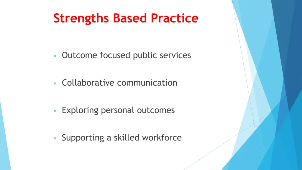 strengths based practice