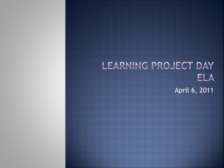 learning project day