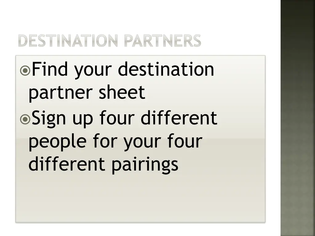 destination partners