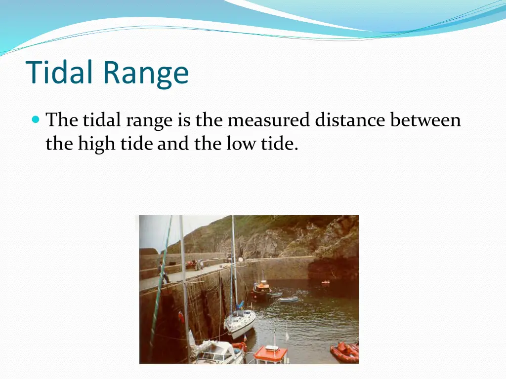 tidal range