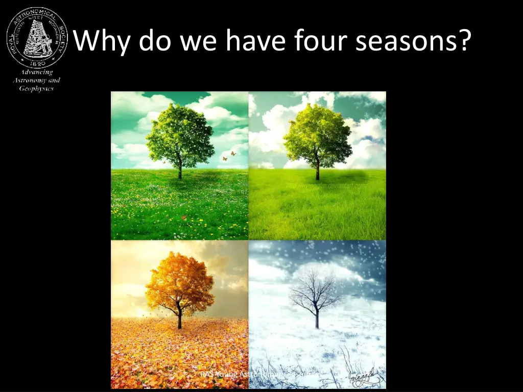 why do we have four seasons