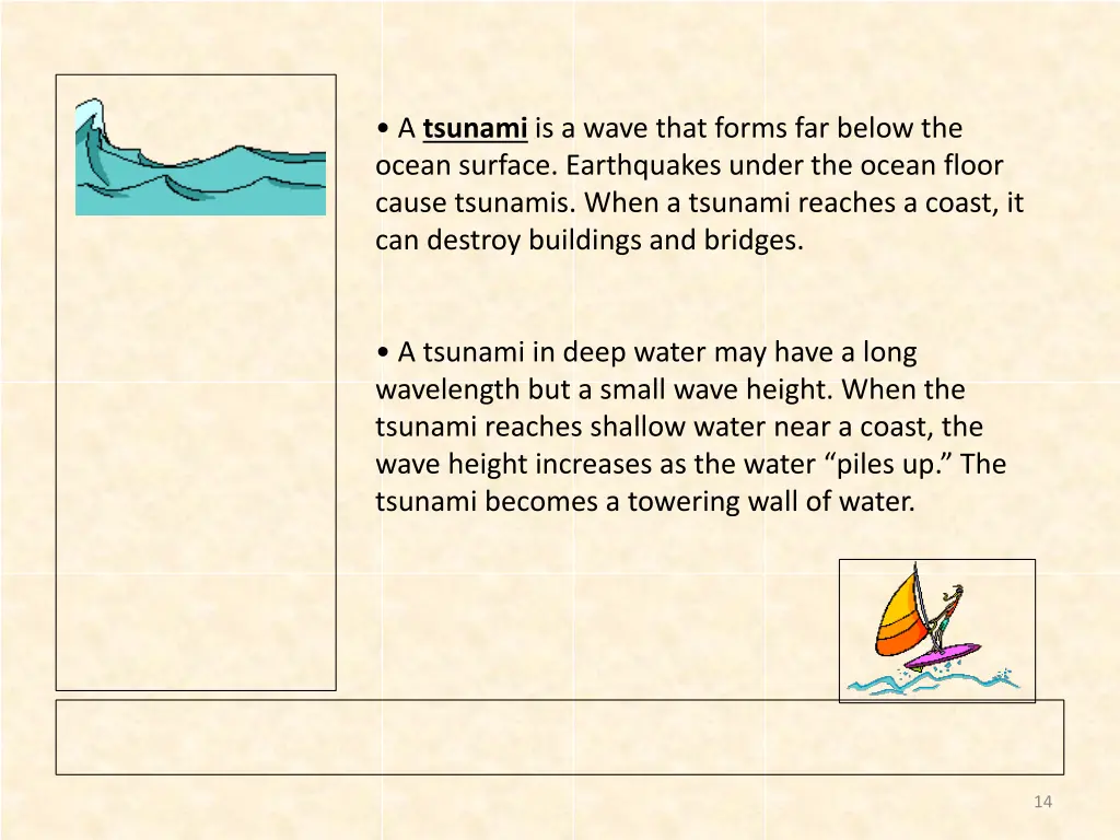 a tsunami is a wave that forms far below